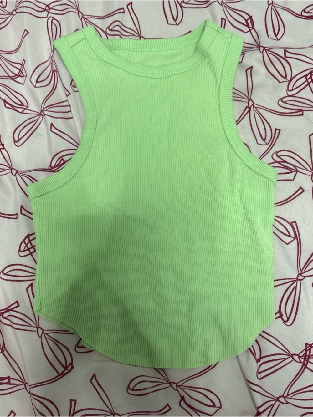 wild fable Ribbed Tank Top in Mint Green